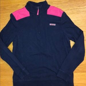 Vineyard Vines | navy & pink shep shirt